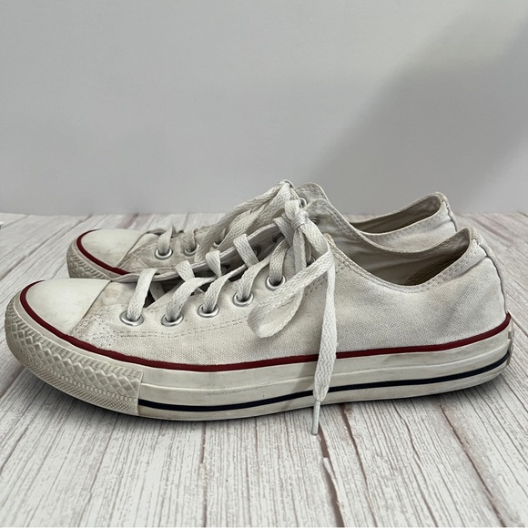 Converse Chuck Taylor All Star Low Top Shoes White Men Size 6.5 / Women's 8.5 - Picture 4 of 11